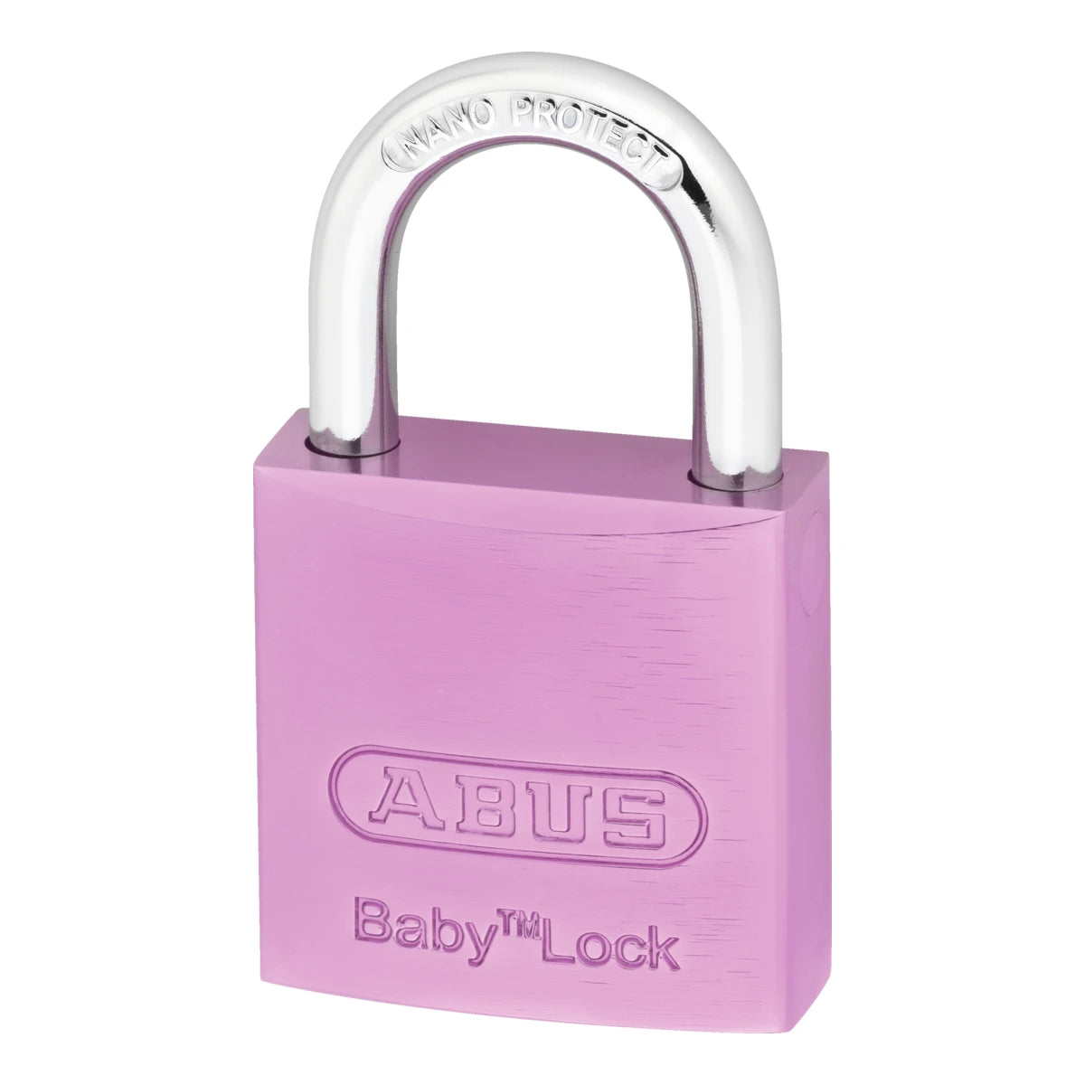 Abus Aluminium Vorhangschloss 645TI/30 Baby Lock Rosa – Seitenansicht