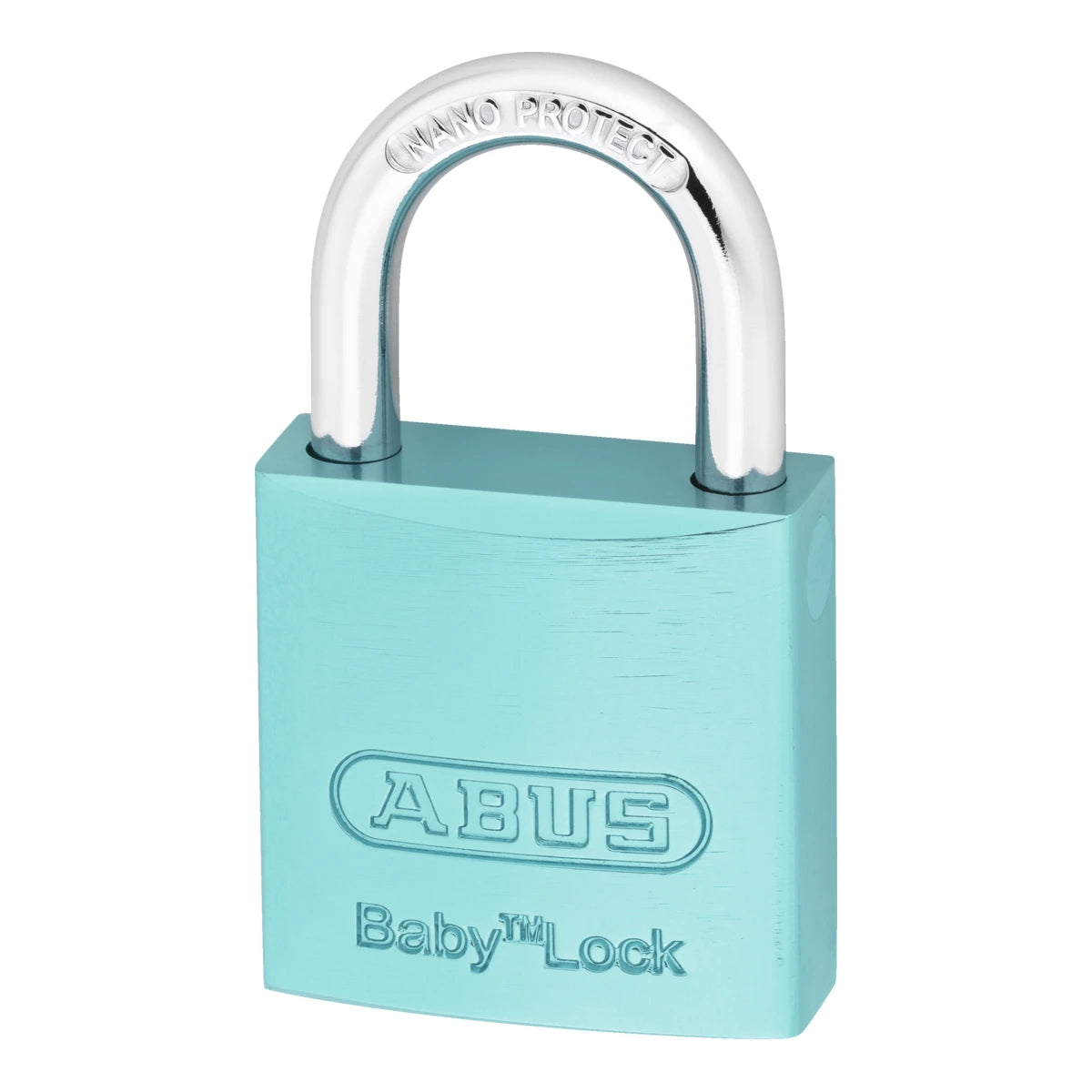 Abus Aluminium Vorhangschloss 645TI/30 Baby Lock Hellblau – Seitenansicht