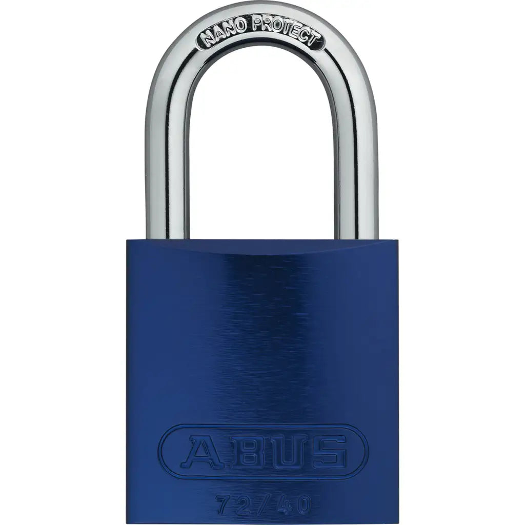 Abus Aluminium Vorhangschloss 72 40 - Blau 4003318802928