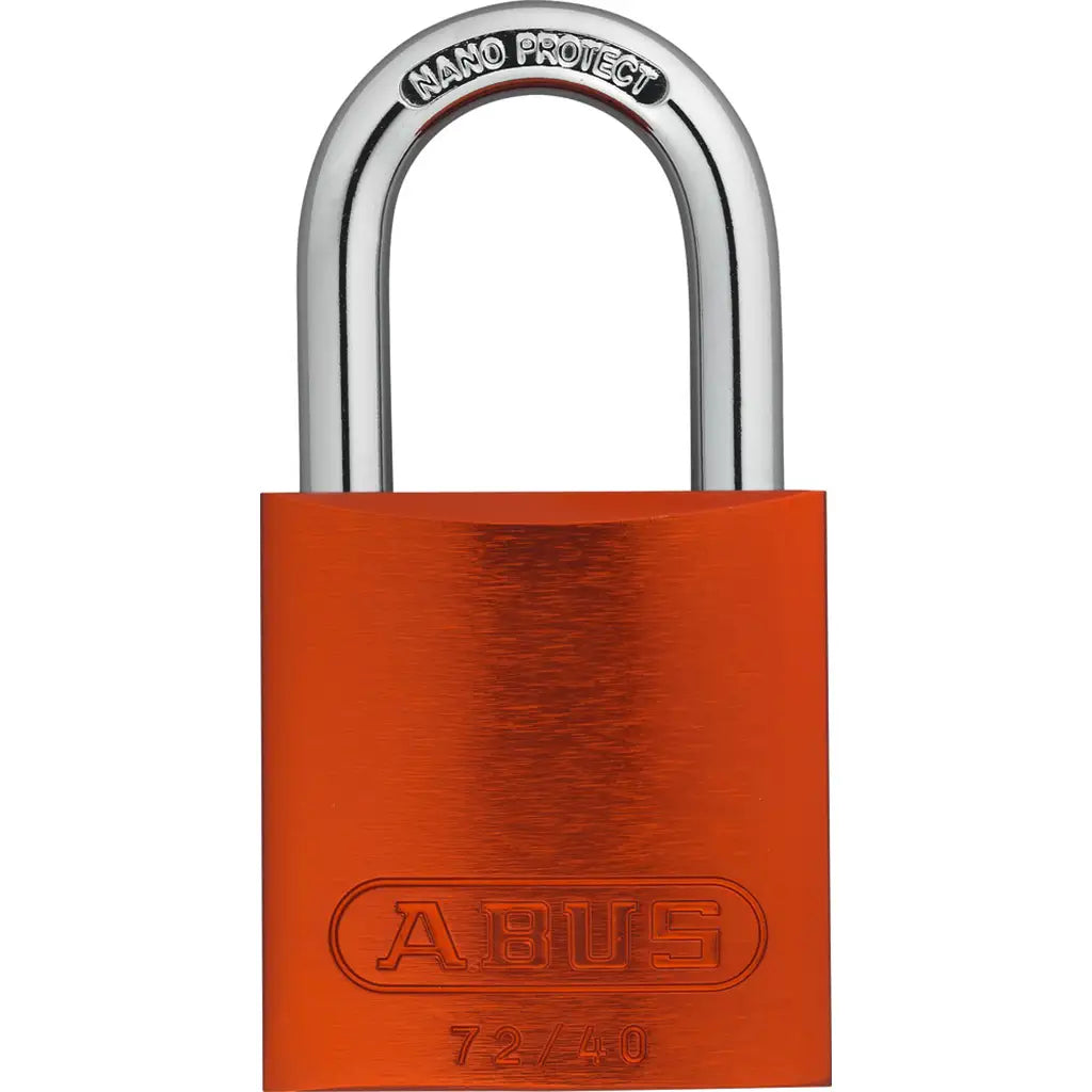 Abus Aluminium Vorhangschloss 72 40 - Orange 4003318802966