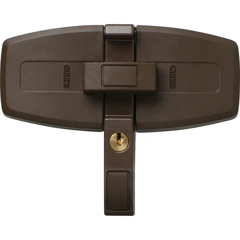 Abus Fenstersicherung Doppelfluegel-Schloss DFS95 B Braun