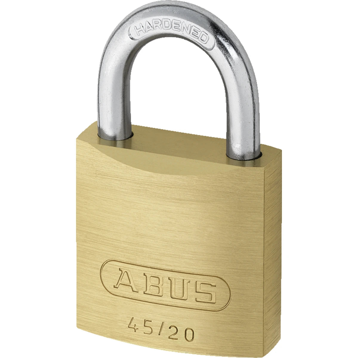 Abus Messing Vorhangschloss 45/20 – Seitenansicht