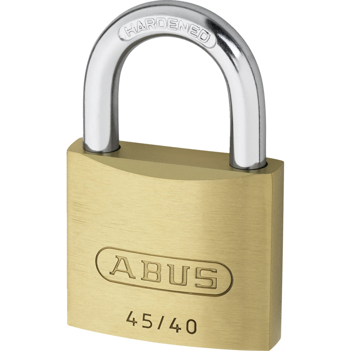 Abus Messing Vorhangschloss 45/40 – Seitenansicht