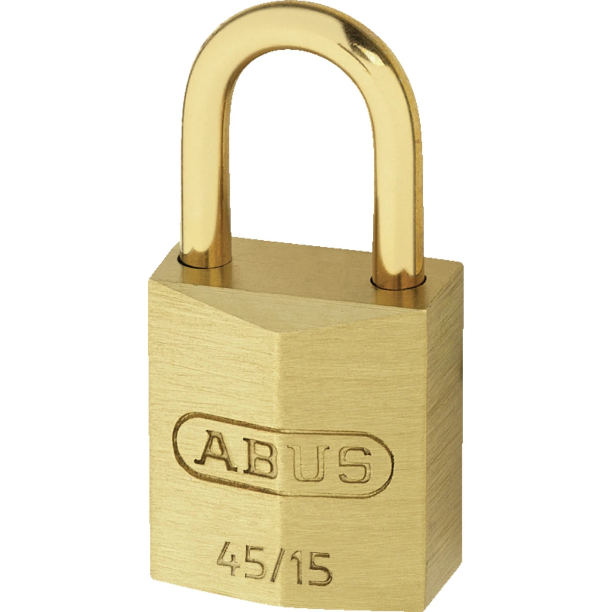 Abus Messing Vorhangschloss 45MB/15 – Seitenansicht