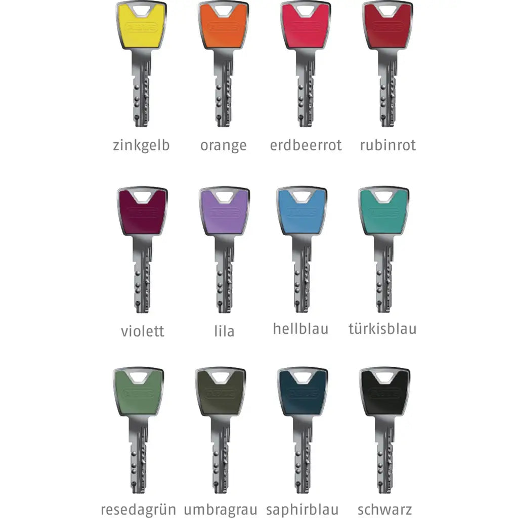 Abus Tuerzylinder XP20S Farben Schluesselkopf