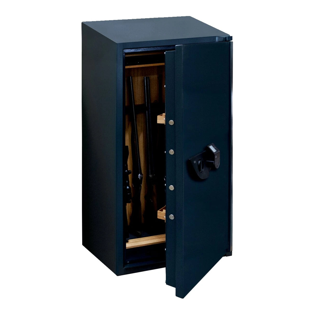 Burg-Wächter Waffenschrank Ranger 816/8 Premium (Code mit Fingerscan) – geöffnet