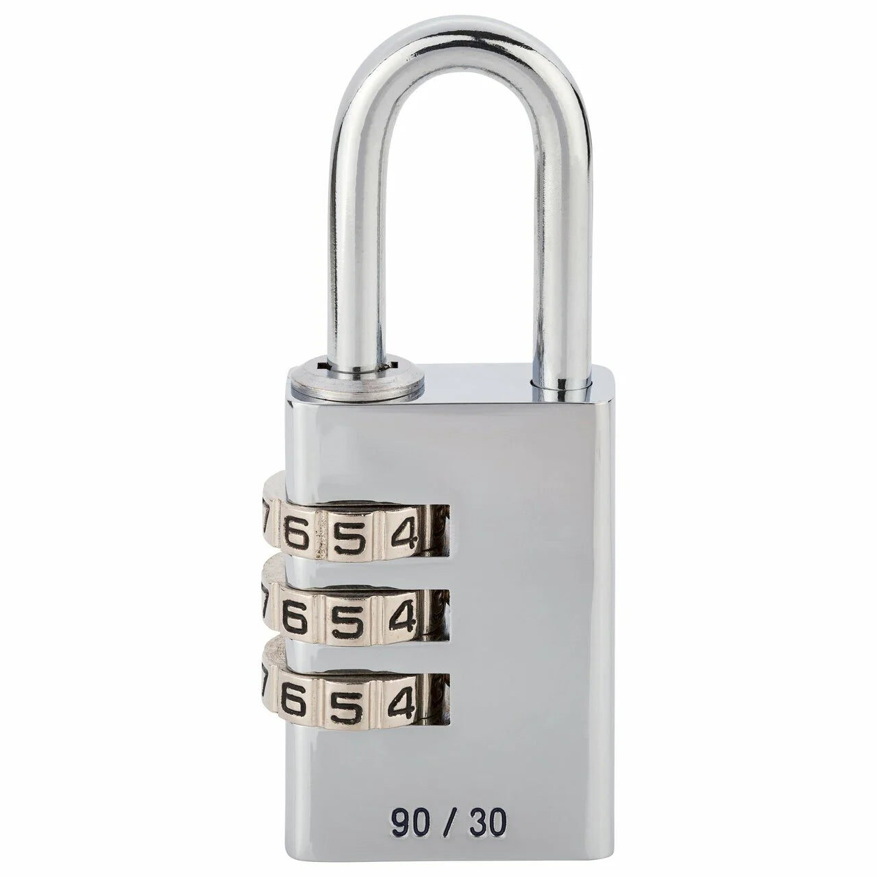Burg-Wächter Zahlenschloss Combi-Lock 90 30 Chromo SB 4003482036419