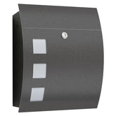 CMD Stahlblech Briefkasten 76 Schwarz 4260045641118