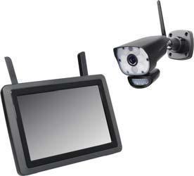Indexa Full HD Funk-Überwachungskamera mit Multifunktionsmonitor DW700