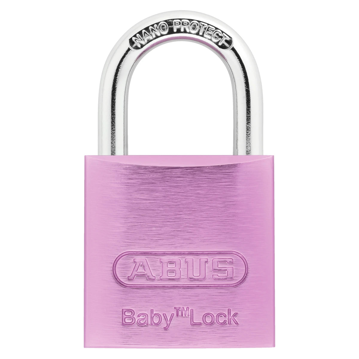 Abus Aluminium Vorhangschloss 645TI/30 Baby Lock Rosa – Vorderansicht