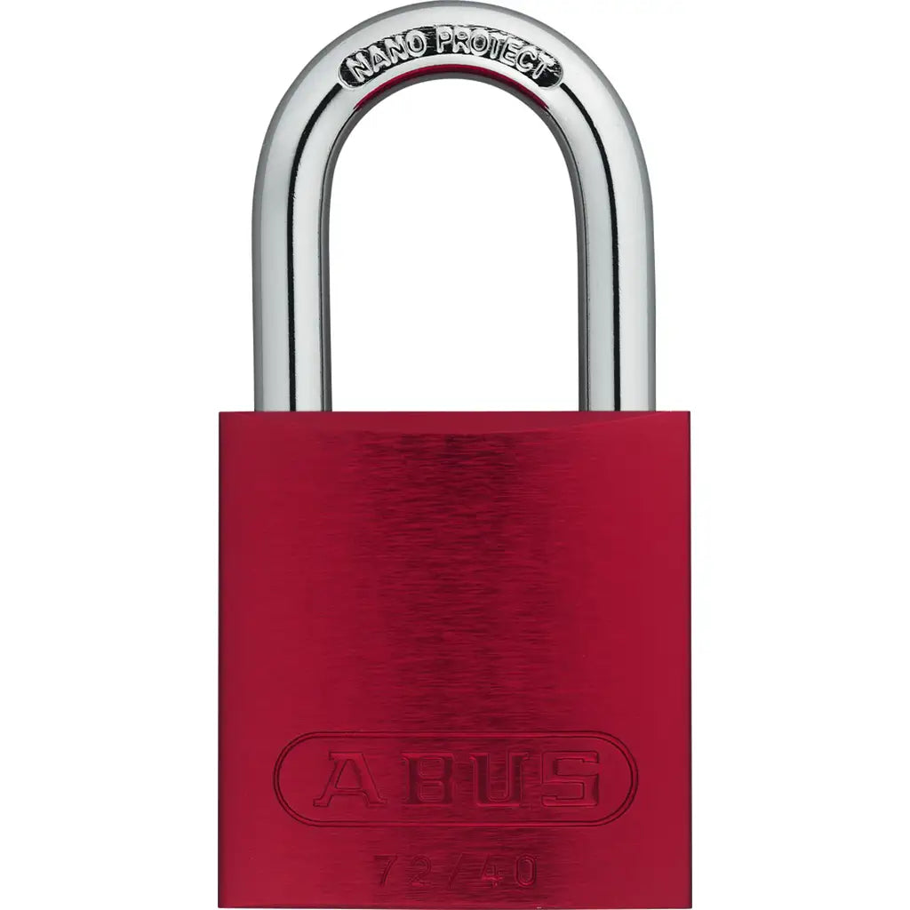 Abus Aluminium Vorhangschloss 72 40 - Rot 4003318568473