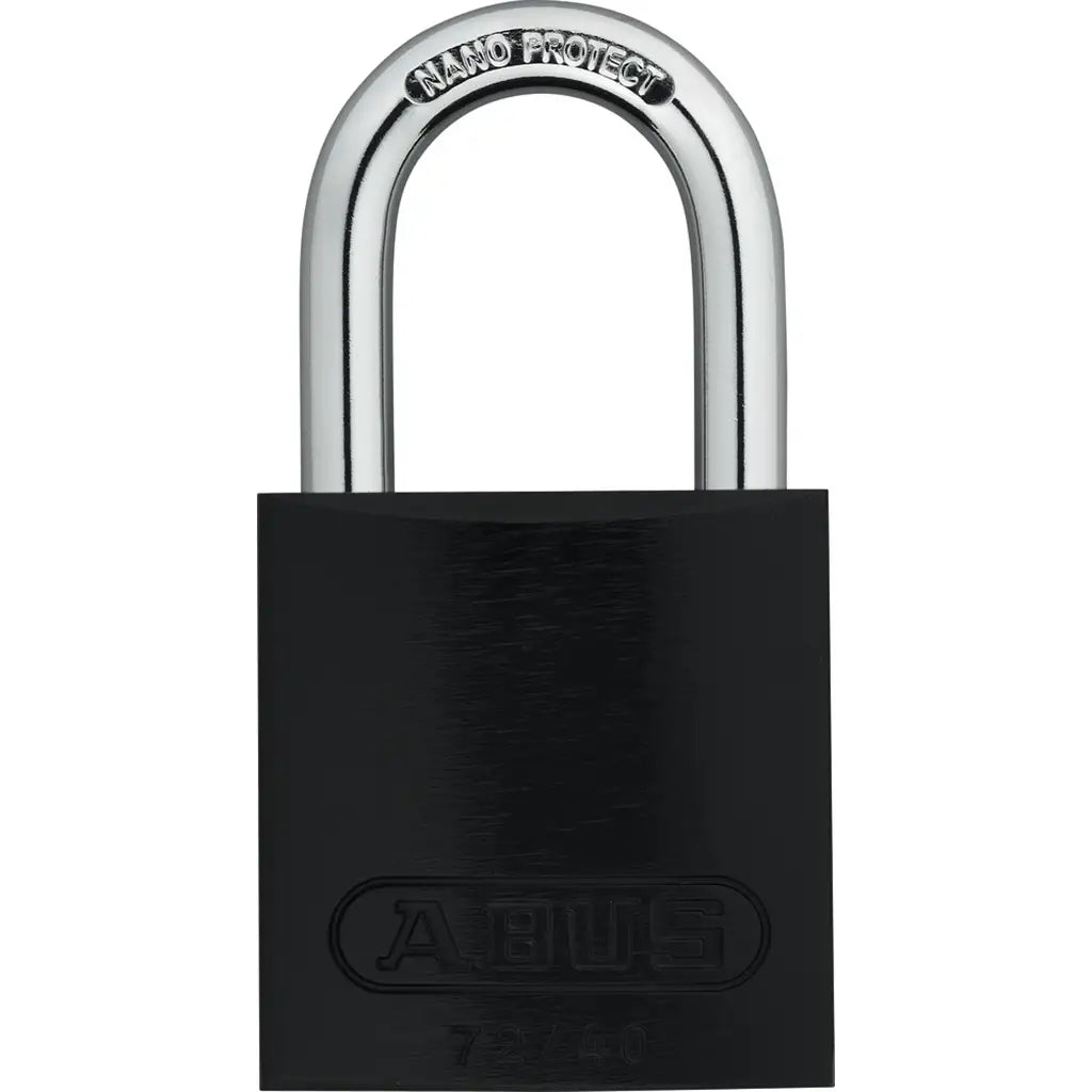 Abus Aluminium Vorhangschloss 72 40 - Schwarz 4003318439599