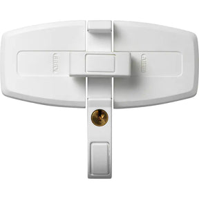 Abus Fenstersicherung Doppelfluegel-Schloss DFS95 W Weiss