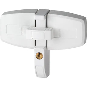 Abus Fenstersicherung Doppelfluegel-Schloss DFS95 W Weiss