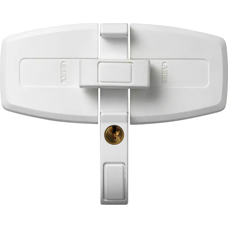 Abus Fenstersicherung Doppelfluegel-Schloss DFS95 W Weiss