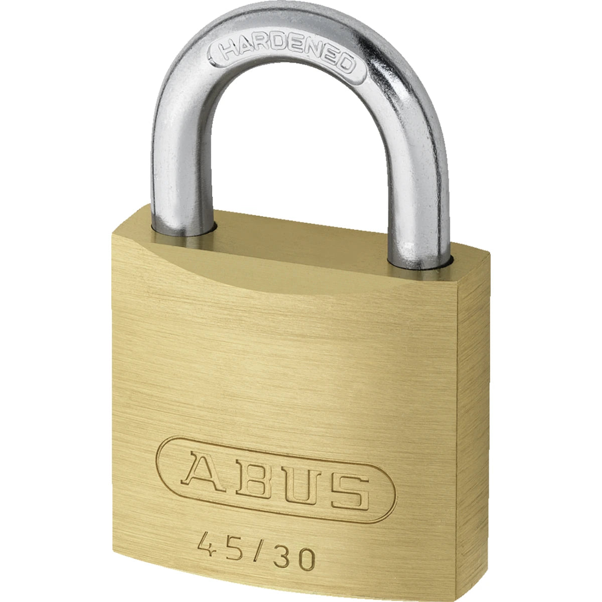 Abus Messing Vorhangschloss 45/30 – Seitenansicht