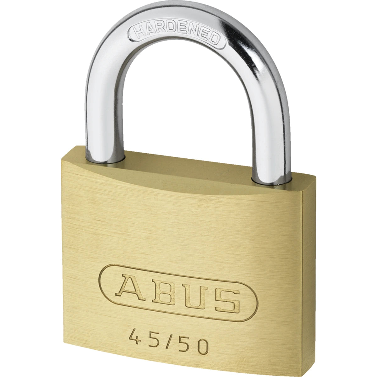 Abus Messing Vorhangschloss 45/50 – Seitenansicht