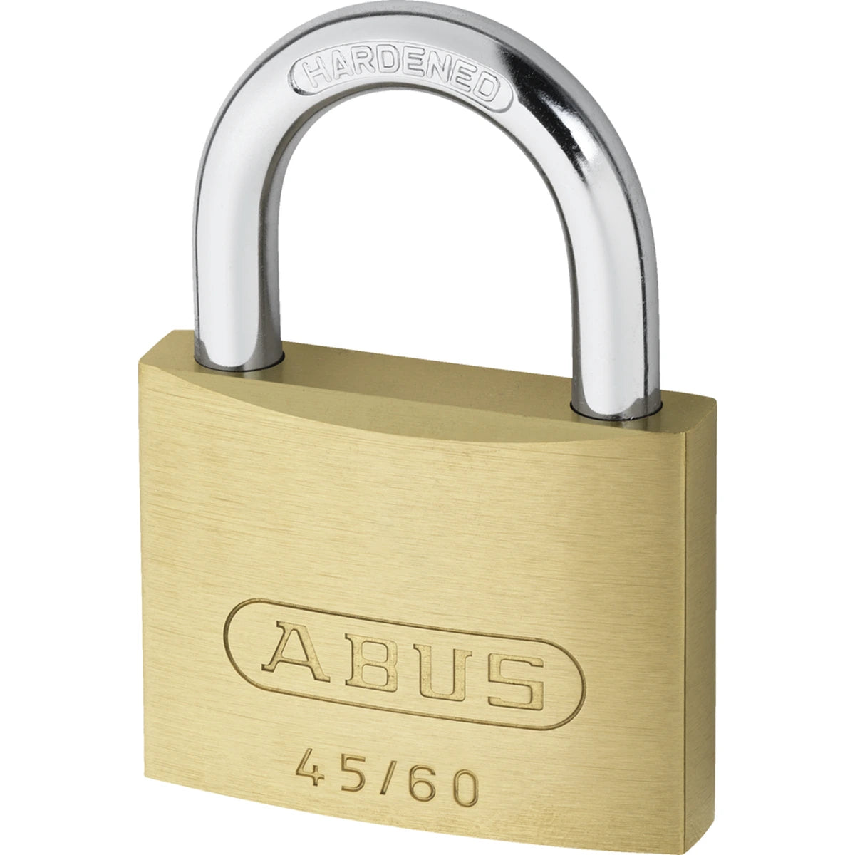 Abus Messing Vorhangschloss 45/60 – Seitenansicht