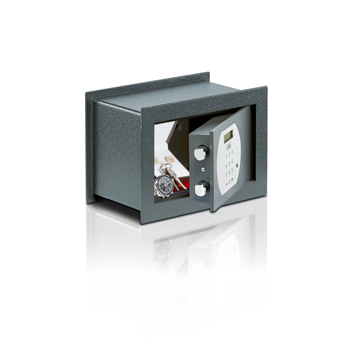 BURG-WÄCHTER Wandtresor Pure-Safe PSW 110 E – mit geöffneter Tür