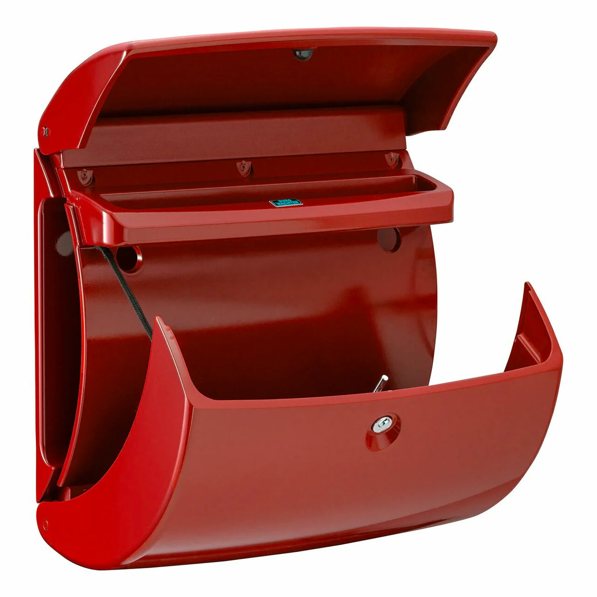 Burg-Wächter Briefkasten Piano 886 Rot 4003482356005