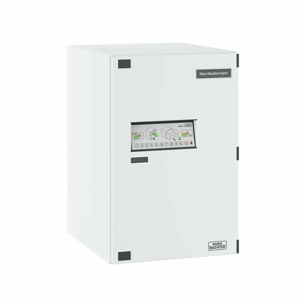 Burg-Wächter Paketbox eBoxx EASY+ E 635 W Weiss (smart) 4003482419205