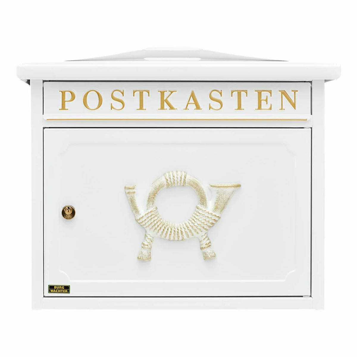 Burg-Wächter Posthorn 2 für Briefkasten Sylt Weiss 4003482128107