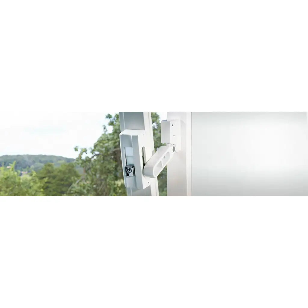 Burg-Wächter Tür - u. Fenstersicherung BlockSafe BS 2 W Weiss montiert