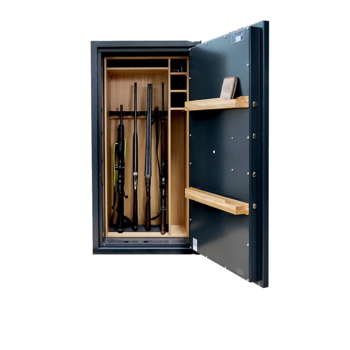 Burg-Wächter Waffenschrank Ranger 816/8 Premium (Code mit Fingerscan) – geöffnet