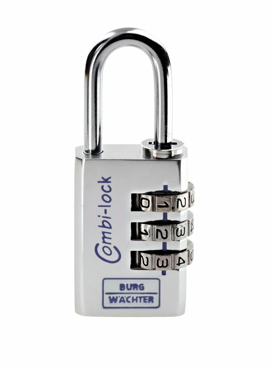 Burg-Wächter Zahlenschloss Combi-Lock 90 30 Chromo SB 4003482036419
