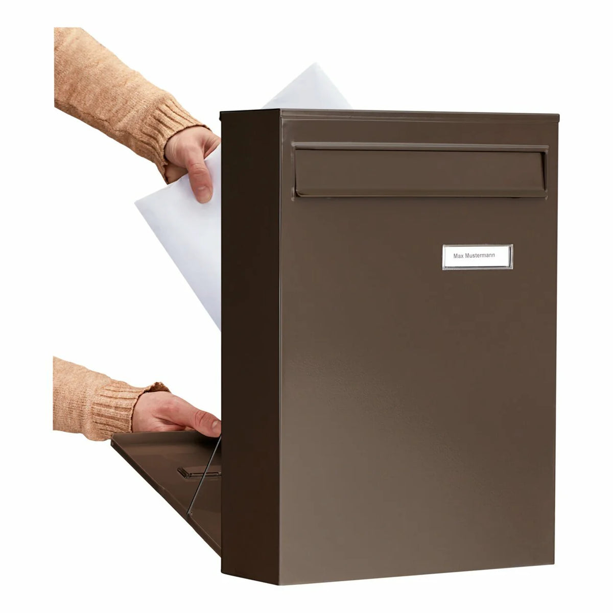 Burg-Wächter Zaunbriefkasten Leipzig 778 B Braun 4003482289204