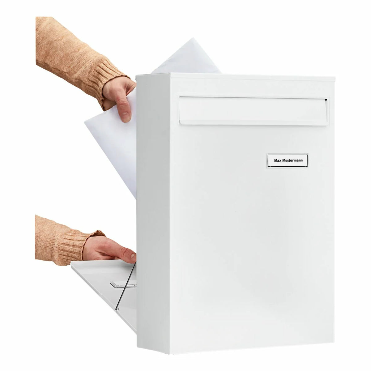 Burg-Wächter Zaunbriefkasten Leipzig 778 W Weiss 4003482289709