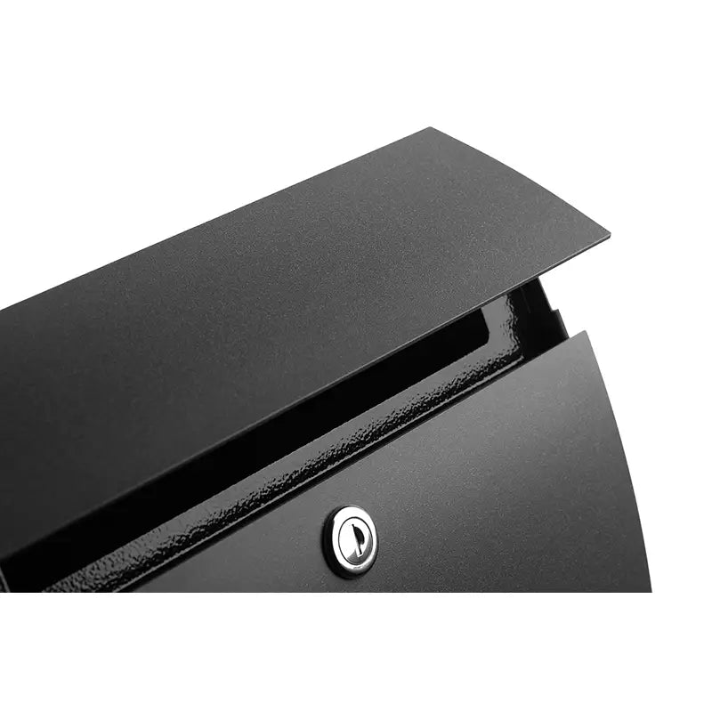 CMD Stahlblech Briefkasten 76 Schwarz 4260045641118