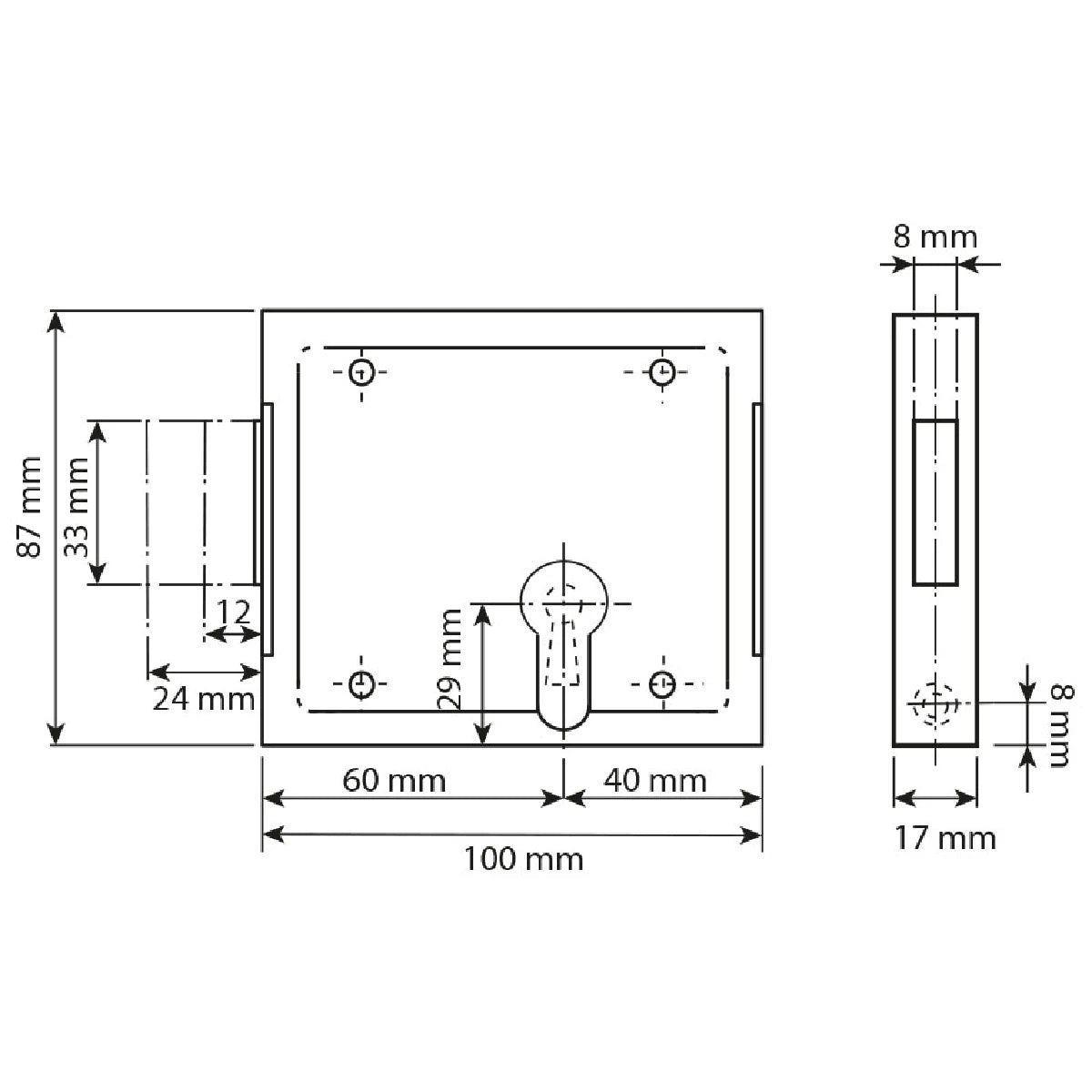 Dulimex_Kastenriegelschloss_KB_070PC_B_fuer_Profilzylinder_-_0160.099.0700_-_Technische_Zeichnung